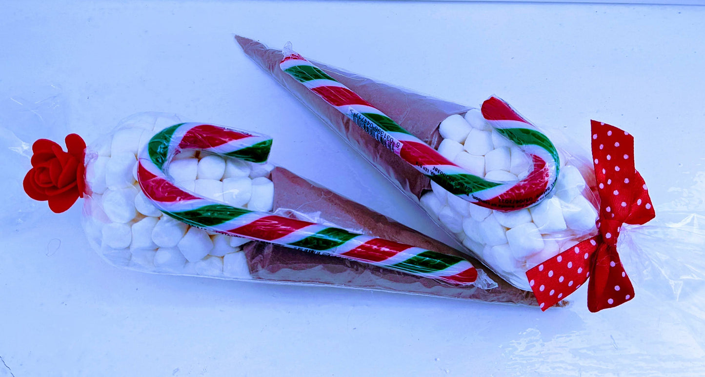 Elegant Christmas Themed Sweet Cones