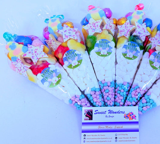 Elegant Easter Sweet Cones - Party bags