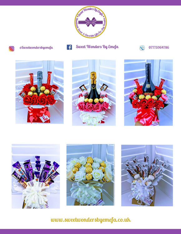 Flower/Chocolates Bouquets