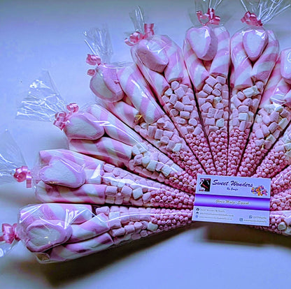Pretty Pink Themed Sweet Cones/Party Favours