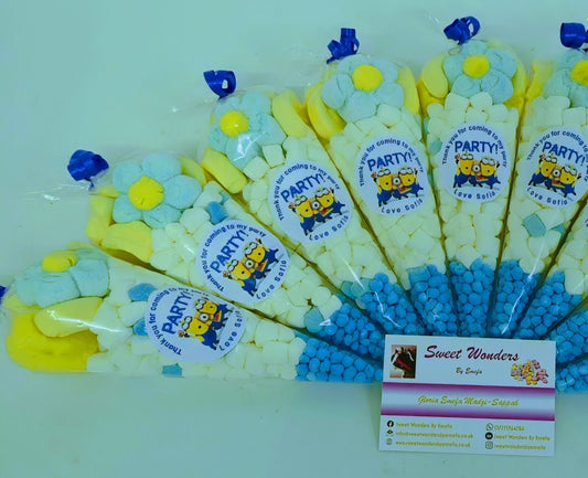 Minions Themed sweet Cones