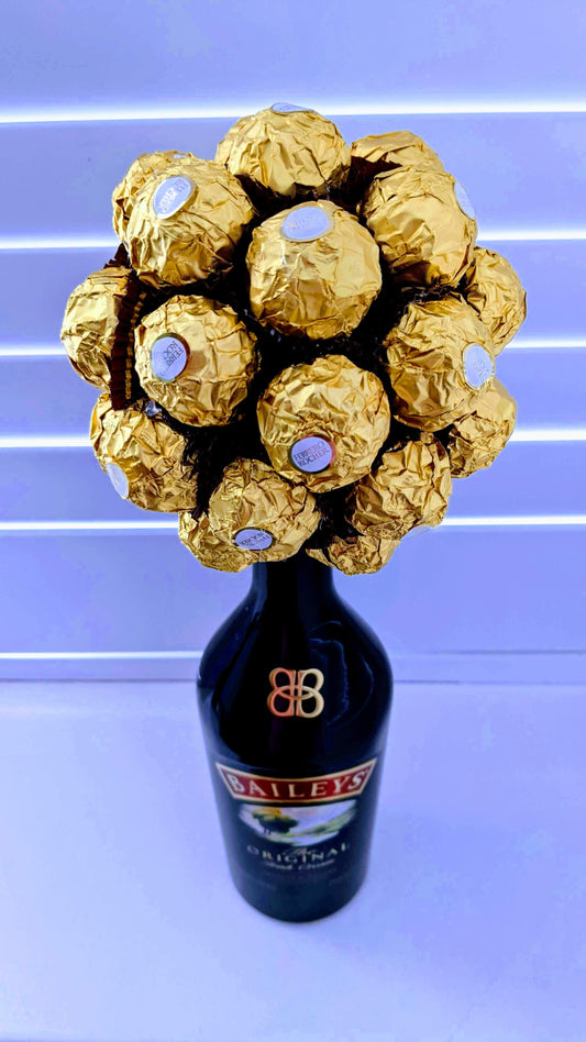 Baileys Irish Cream and Ferrero Rocher Chocolate Bouquets - Gift Hampers