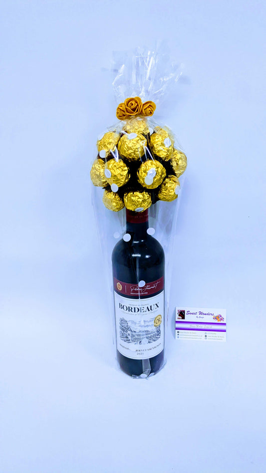 Luxury Wine and Chocolate Bouquet
