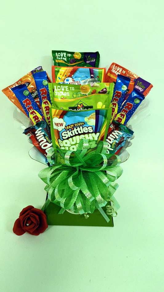Gummy and Fizzy Sweet Bouquets