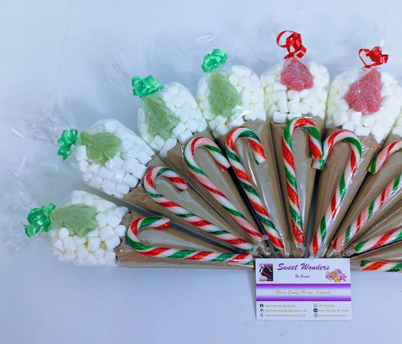 Irresistible Christmas Hot Chocolate Cones