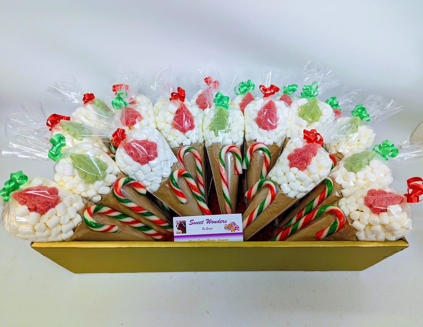 Elegant Festive Hot Chocolate Cones