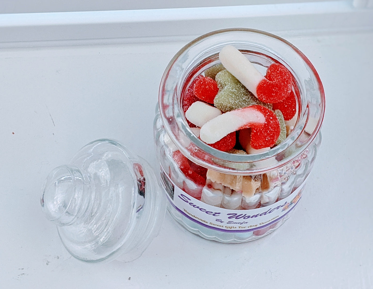 Personalized  Retro Christmas Sweets Jars