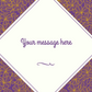 Chocolate Galaxy Gift Message