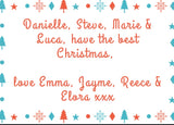 Personalized  Retro Christmas Sweets Jars