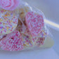 Deluxe Pink and White Chocolate Favours