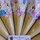 Large Luxury Sweet Cone - Pink Sweets & Gold Ferrero Rocher