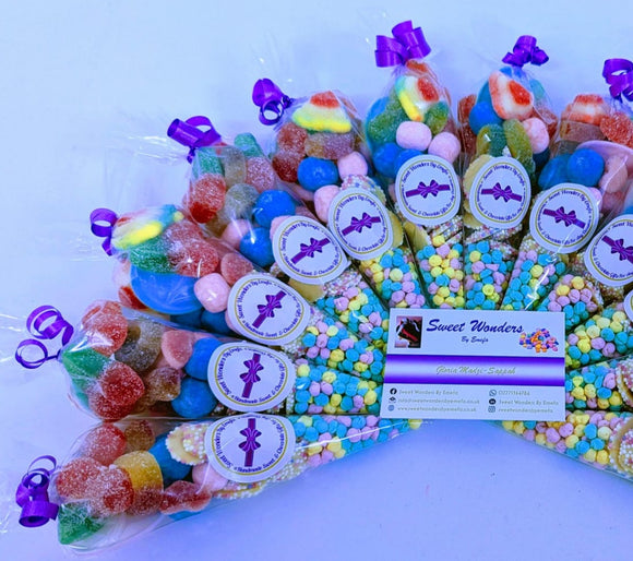Tasty Vegetarian/Vegan Sweet Cones - Party Favours