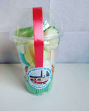 Buy Shaker Cups Sweets with personalised message in UK