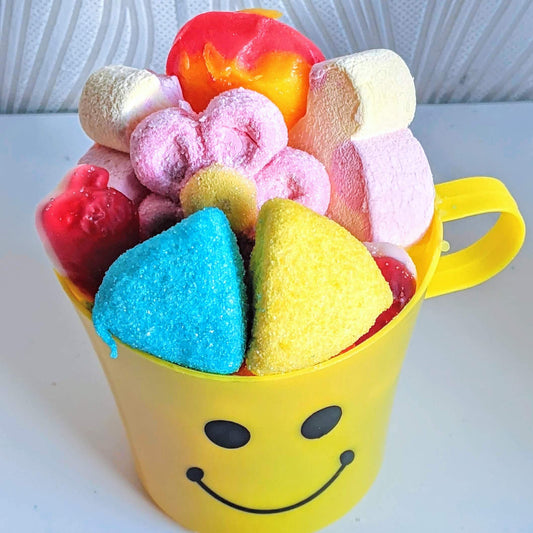 Colourful Reusable Smiley Cups