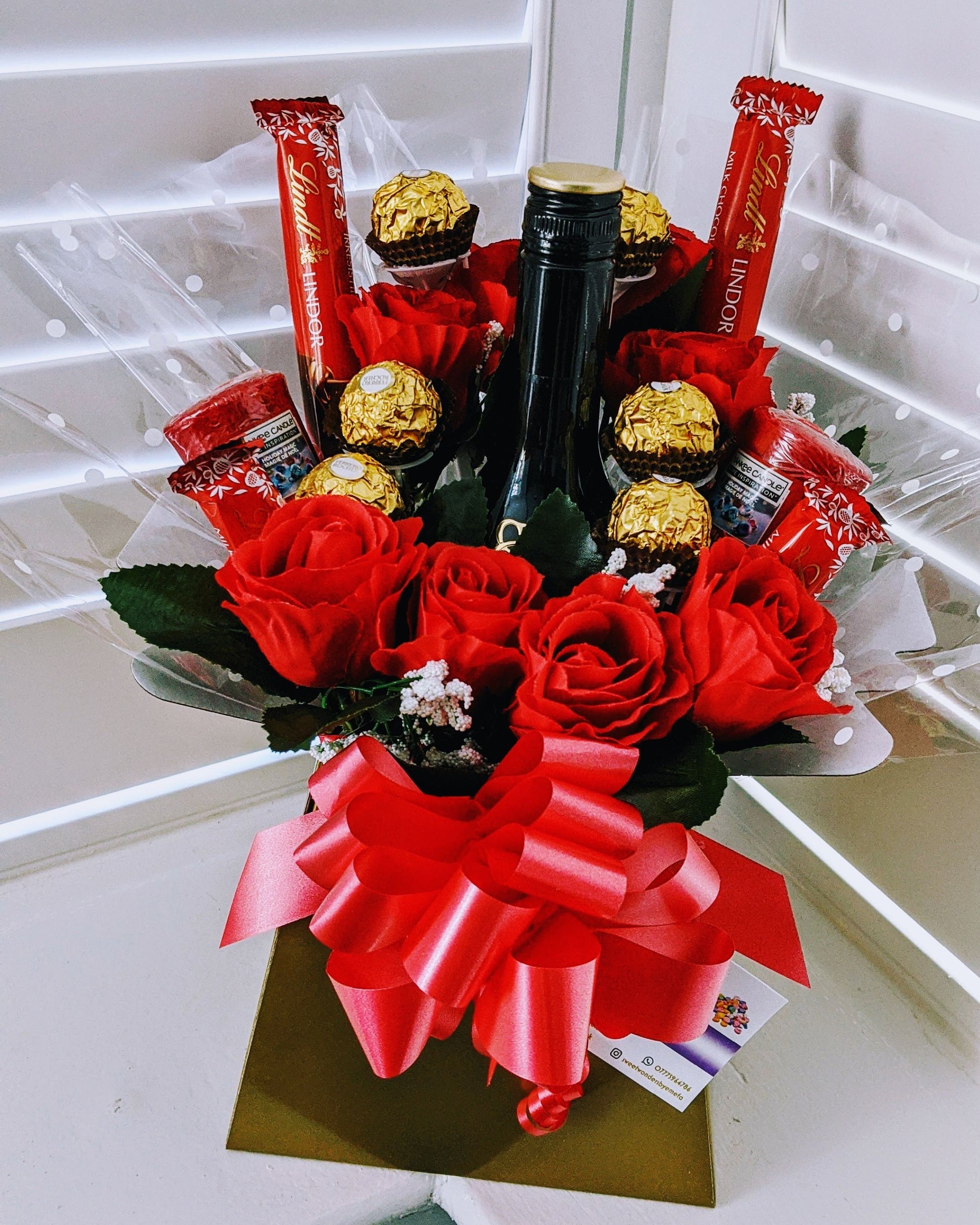 Tasty Non Alcoholic Drink Yankee Candles Floral Chocolate Bouquet gift for any occasion