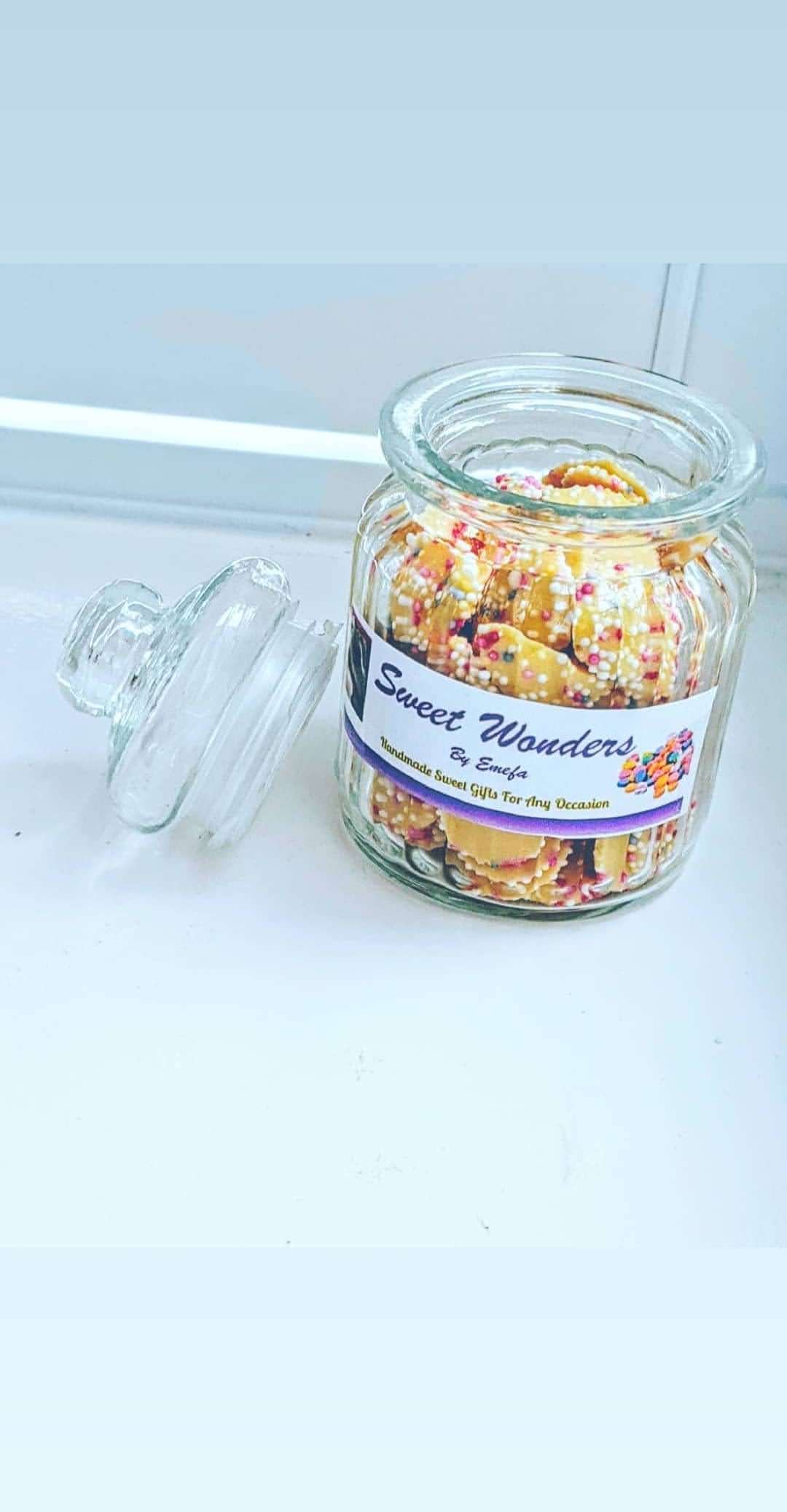 pre-filled chocolates jazzies jars by emefa
