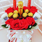 Prosecco Yankee Candles Floral Chocolate Bouquets for your best one