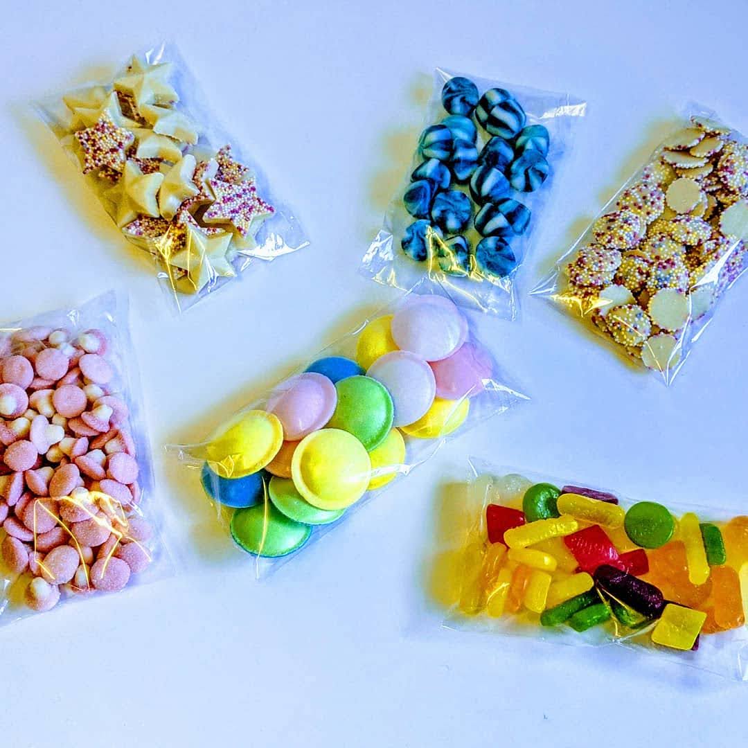 Buy Retro Sweets Combo gift Box with personalized message in UK