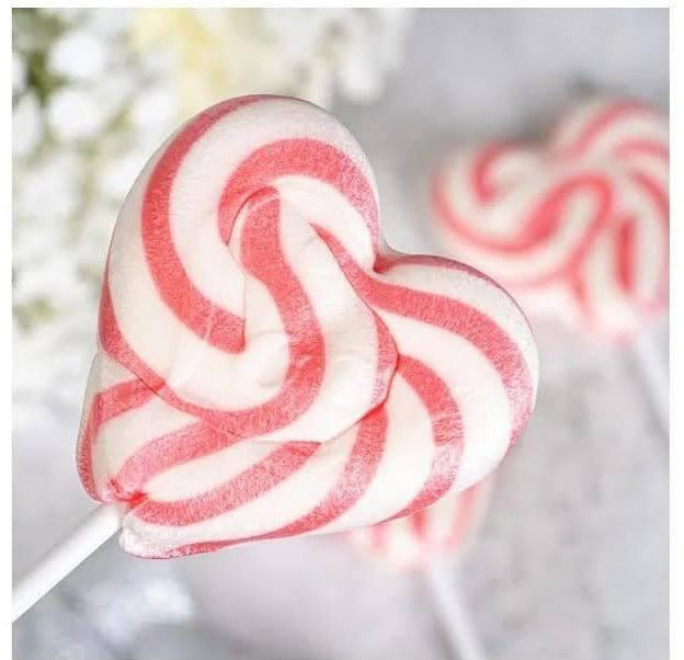 Luxury Handcrafted Love Heart Lollies with customized package
