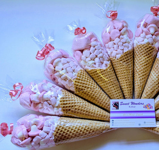 Deluxe Pretty Pink Sweet Cones