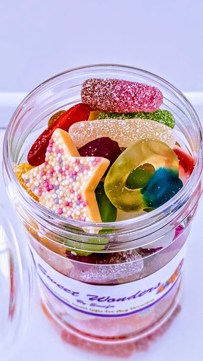 Personalized  Retro Christmas Sweets Jars