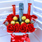 Buy Floral Candles Chocolates Drink Bouquets in Best price