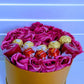 Elegant Hat Box Florals,Yankee Candles, & Ferrero & Lindt