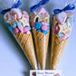 Luxury Pink & Blue Sweet Cones-All occasion Favours