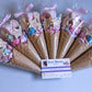 Luxury Pink & Blue Sweet Cones-All occasion Favours