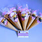 Large Luxury Sweet Cone - Pink Sweets & Gold Ferrero Rocher