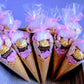 Large Luxury Sweet Cone - Pink Sweets & Gold Ferrero Rocher