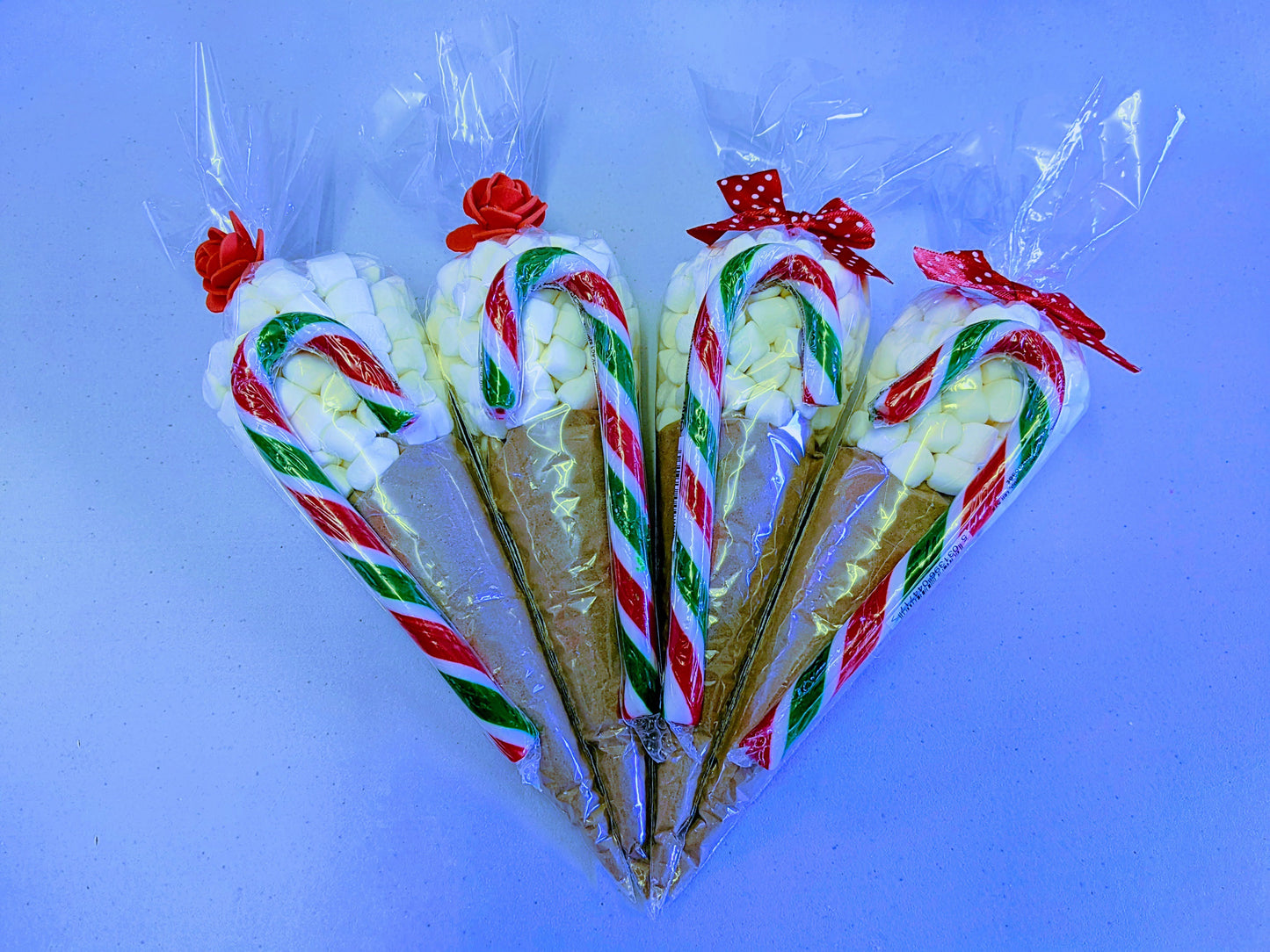 Elegant Christmas Themed Sweet Cones