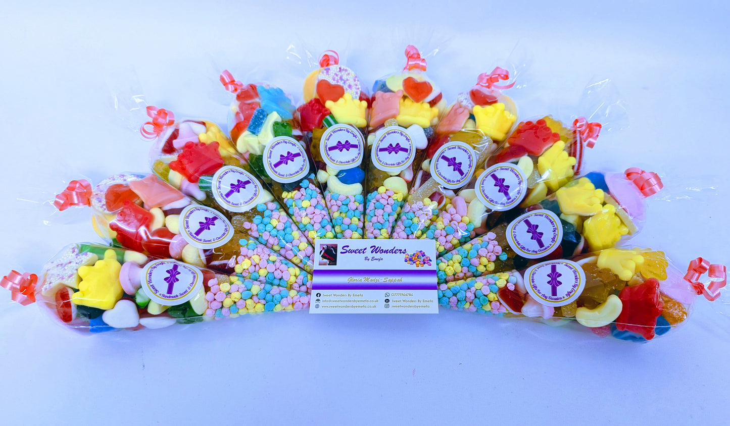 Premier Pick 'n' Mix Sweet Cones - No Marshmallows
