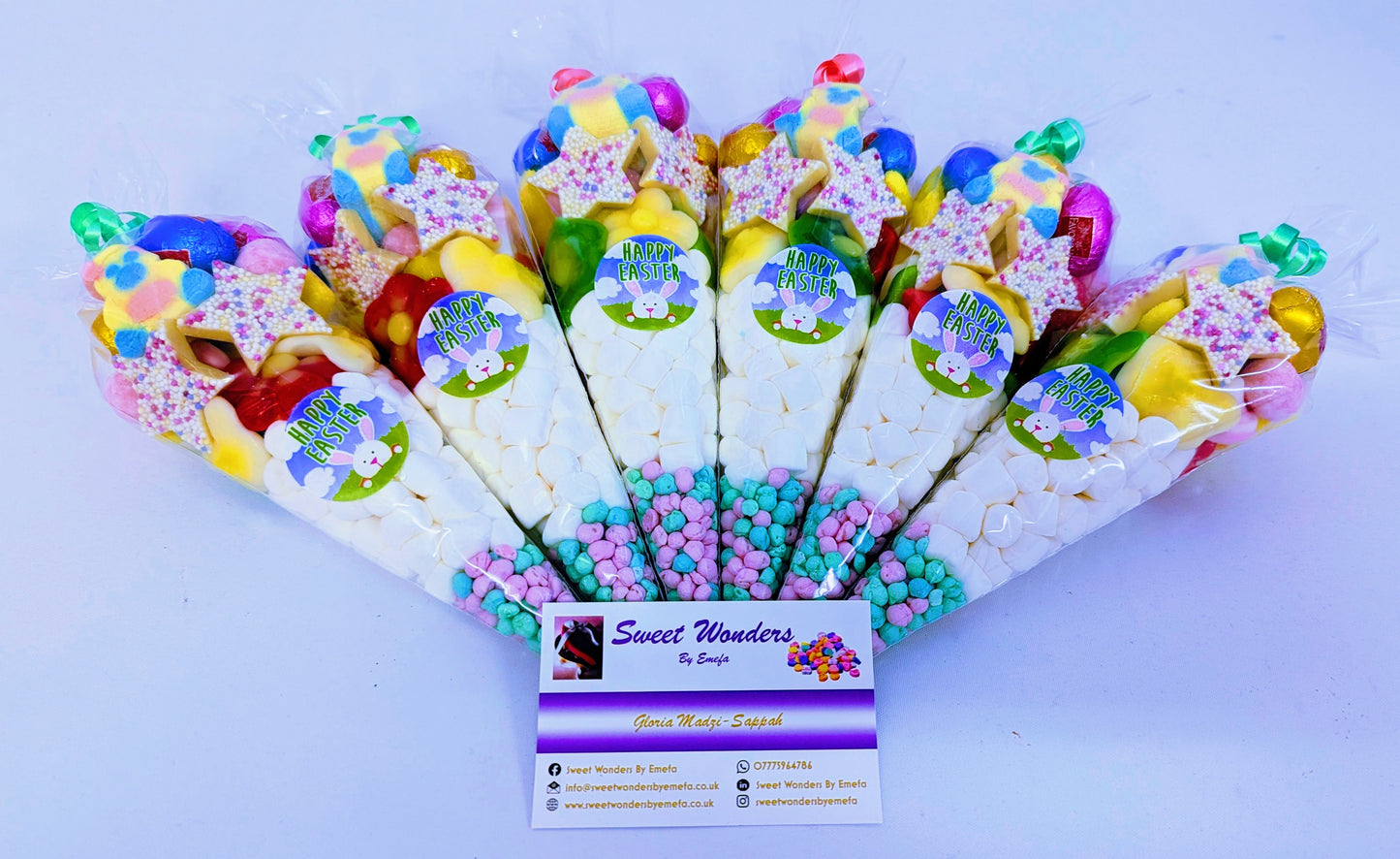 Elegant Easter Sweet Cones - Party bags