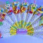 Pristine Rainbow Sweet Cones/Colourful Sweet Cone/Party Bag