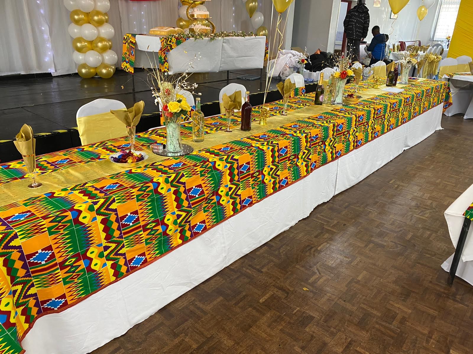 Colourful Table Clothes Table Runners Chair Sashes hire or rent in UK